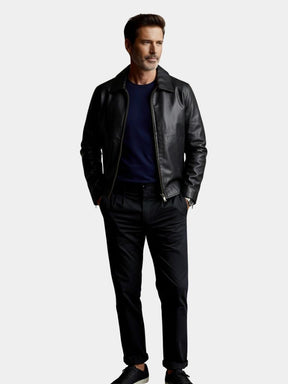Denver Leather Jacket — North Row | Back View