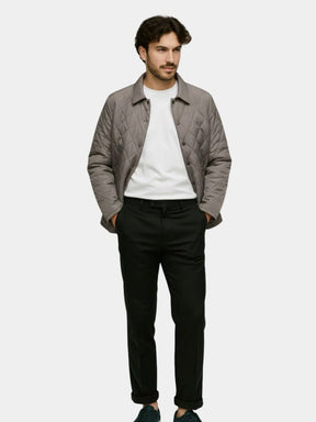 Luxe Sophisticated Layered Jacket — North Row | Back View