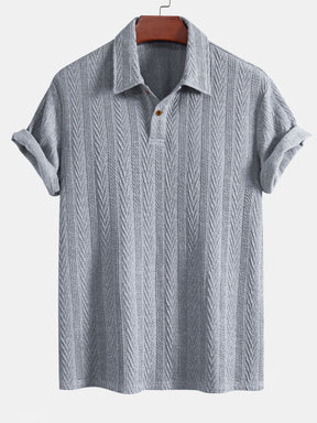 Short Sleeve Jacquard Polo — North Row | Lifestyle