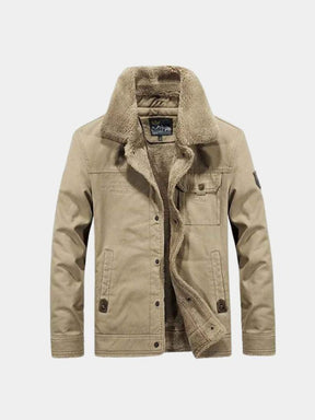 Vintage Military Aviator Jacket — North Row | Front View