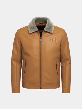 Highland Shearling Jacket — North Row | Collar Detail