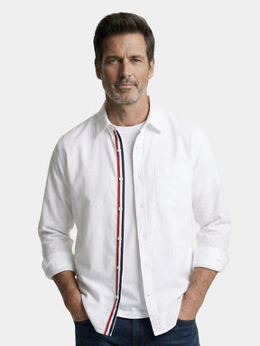 Vince Linen Shirt — North Row | Front View