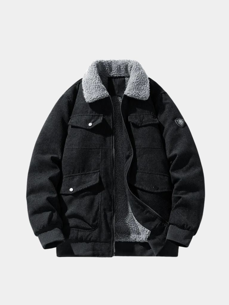 Iron Ore Sherpa Cargo Jacket — North Row | Close-Up