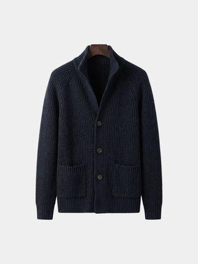 Classic Heritage Botton Knit Jacket — North Row | Front View