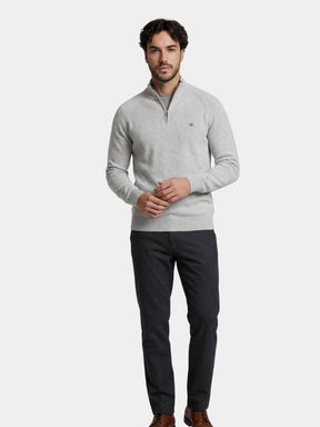 Elegant Quarter Zip Sweater — North Row | Side View