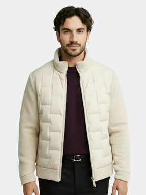 Alpine Cream Hybrid Jacket — North Row | Side View