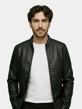 Crusader Leather Jacket — North Row | Side View