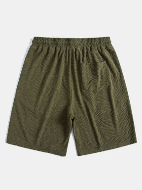 Animal Texture Terry Cuban Shirt & Shorts — North Row | Full Length
