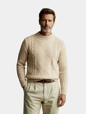 Minimalist Textured Sweater — North Row | Front View