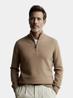 Merino Half Zip Sweater — North Row | Front View