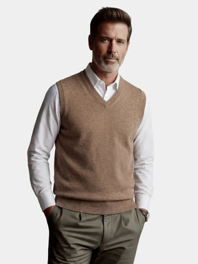 100% Merino Wool Sweater Vest — North Row | Front View