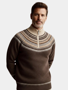 Valenbourg Nordic Knit Sweater — North Row | Front View