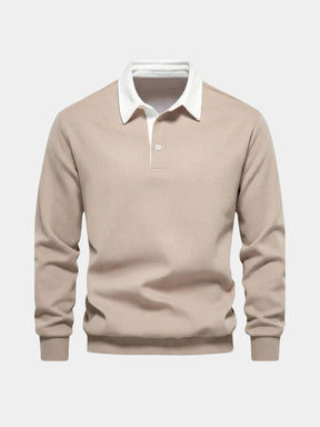 Old Money Essential Polo Shirt — North Row | Collar Detail