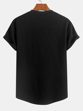 Diamond Jacquard Arc Hem T-Shirt & Diamond Jacquard Shorts — North Row | Worn Look