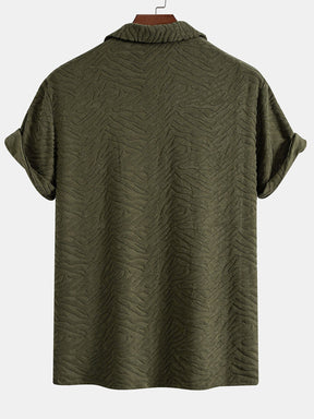 Animal Texture Terry Cuban Shirt & Shorts — North Row | Lifestyle