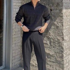 Caleb Half Zip Sweater — North Row | View 13