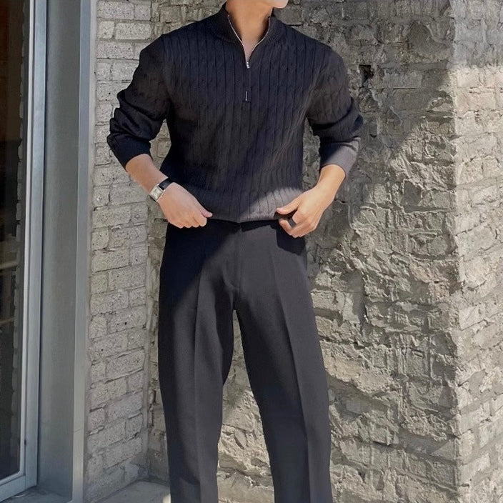 Caleb Half Zip Sweater — North Row | View 13