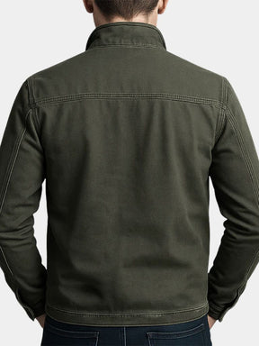Valmont Vintage Olive Field Jacket — North Row | Worn Look