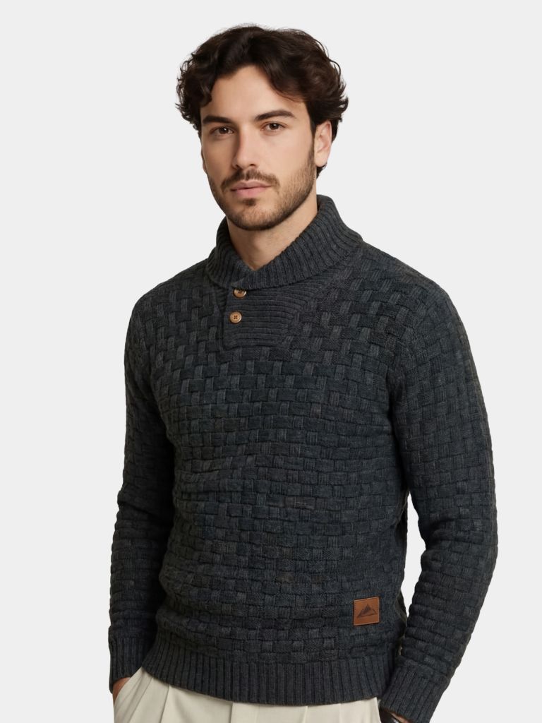 Tailored Knitwear Pullover — North Row | Front View