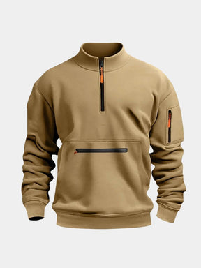 Regent Utility Quarter-Zip — North Row | Collar Detail