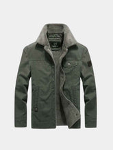 Vintage Military Aviator Jacket — North Row | Texture Detail