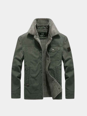Vintage Military Aviator Jacket — North Row | Texture Detail