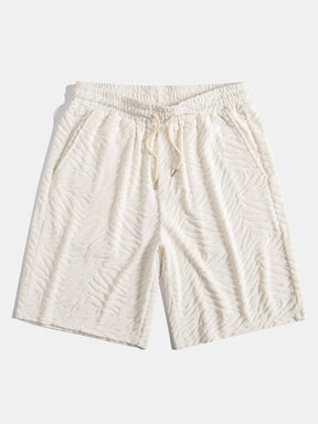 Animal Texture Terry Cuban Shirt & Shorts — North Row | Model Wearing