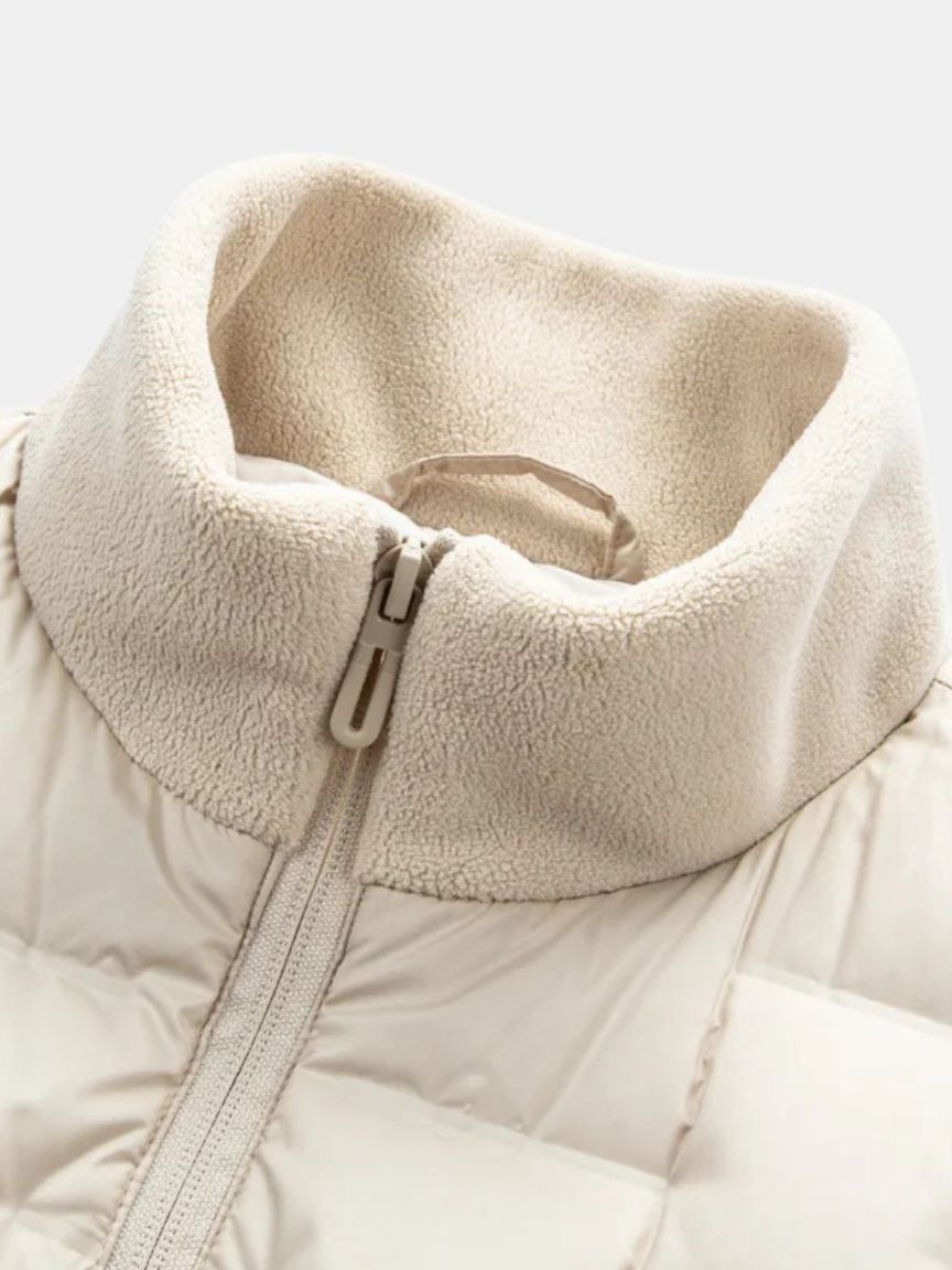 Alpine Cream Hybrid Jacket — North Row | Detail View