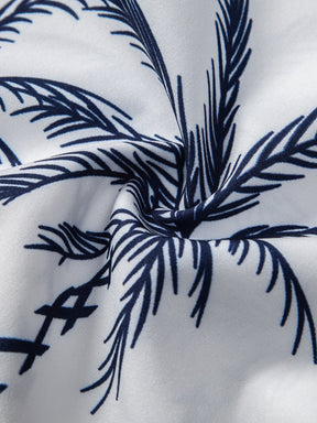 Island Sailing Print Button Up Shirt & Swim Shorts — North Row | View 20