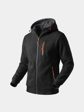 Outland Utility Zip Hoodie — North Row | Worn Look