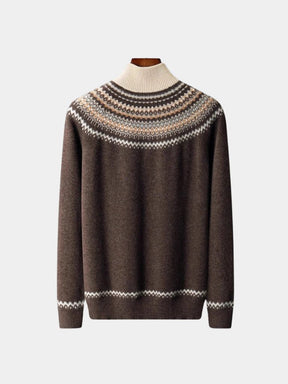 Valenbourg Nordic Knit Sweater — North Row | Close-Up