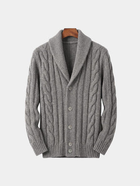 Men's Knitted Cardigan — North Row | Flat Lay