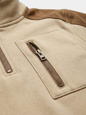 Urban Explorer High Collar Quarter Zip Pullover — North Row | Back View