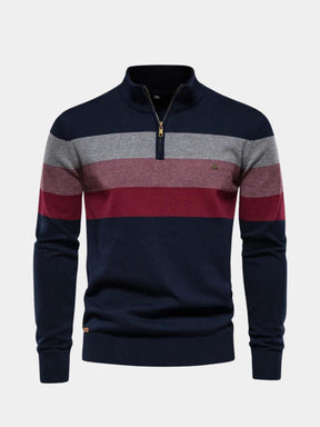 Minimalist High Collar Sweater — North Row | Side View