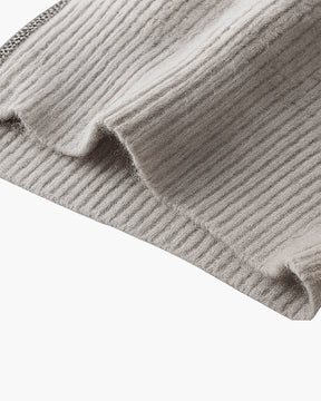 Amal Full-Zip Wool Gilet — North Row | Close-Up