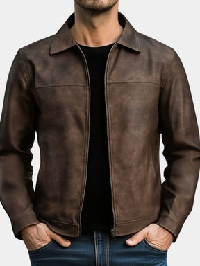Regent Estate Leather Jacket — North Row | Detail View