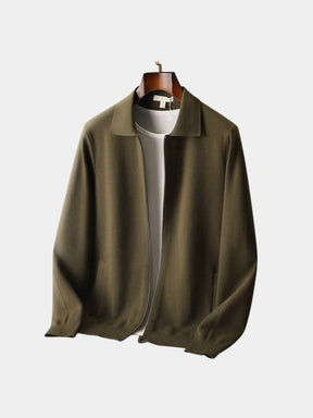 Cashmere Heritage Knit Jacket — North Row | Full Length