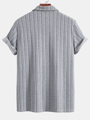 Wheat Ear Jacquard Polo Shirt — North Row | Close-Up