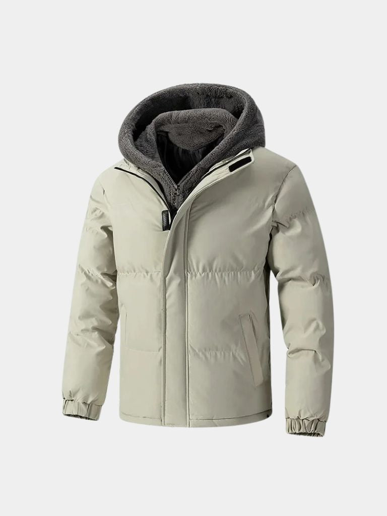 Summit Puffer Jacket — North Row | Close-Up