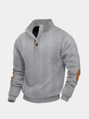 Timberline Long Collar Knit Sweater — North Row | Detail View