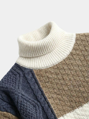 Mosaic Artisan Knit Sweater — North Row | Detail View