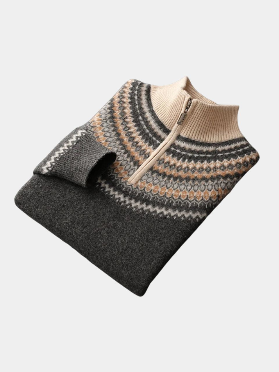 Valenbourg Nordic Knit Sweater — North Row | Texture Detail