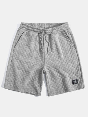 Checkerboard Jacquard  Arc Hem Hooded T-Shirt & Shorts — North Row | View 14