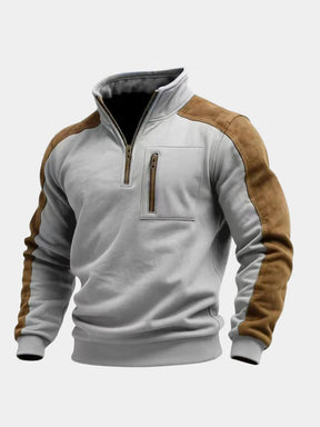 Urban Explorer High Collar Quarter Zip Pullover — North Row | Close-Up