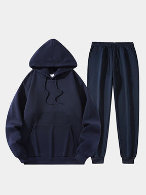Prime Comfort Hoodie Set — North Row | Flat Lay