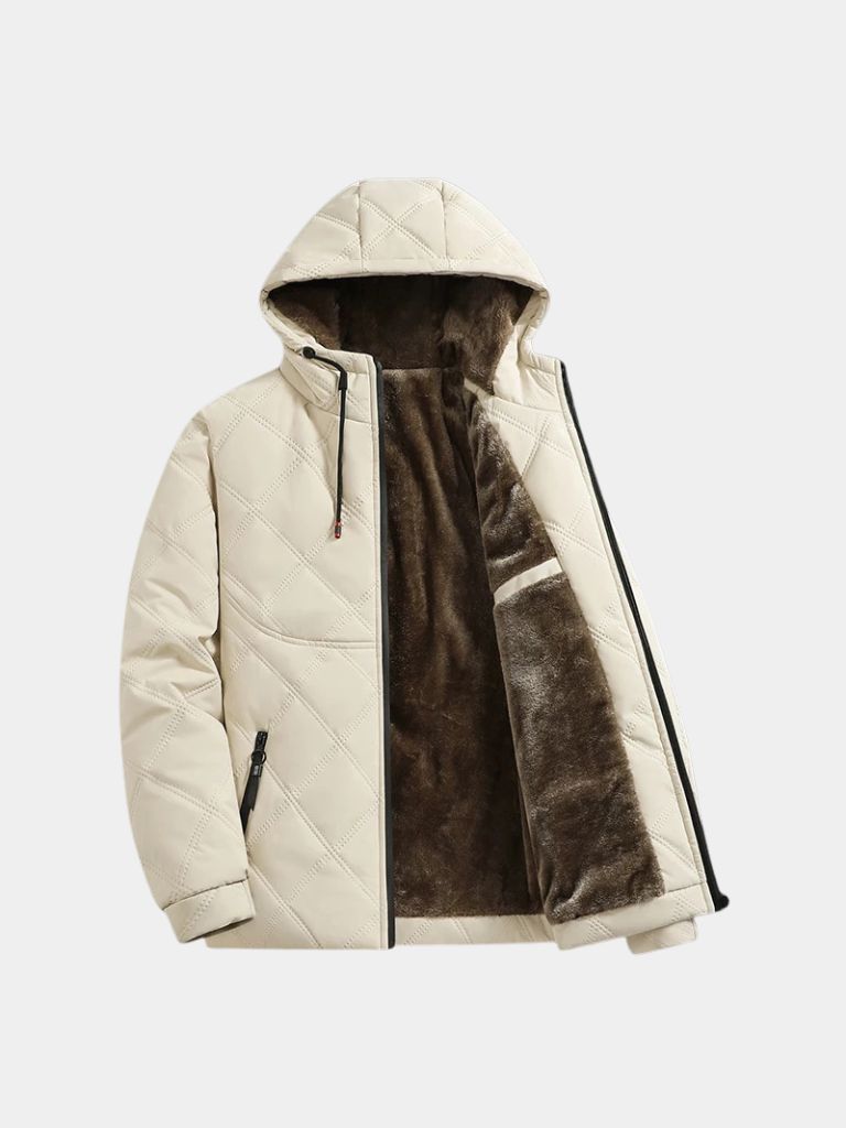 Slate Cavalier Zip Jacket — North Row | Collar Detail