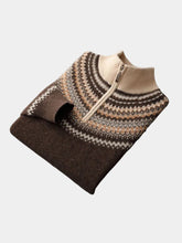 Valenbourg Nordic Knit Sweater — North Row | Flat Lay