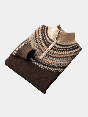 Valenbourg Nordic Knit Sweater — North Row | Flat Lay