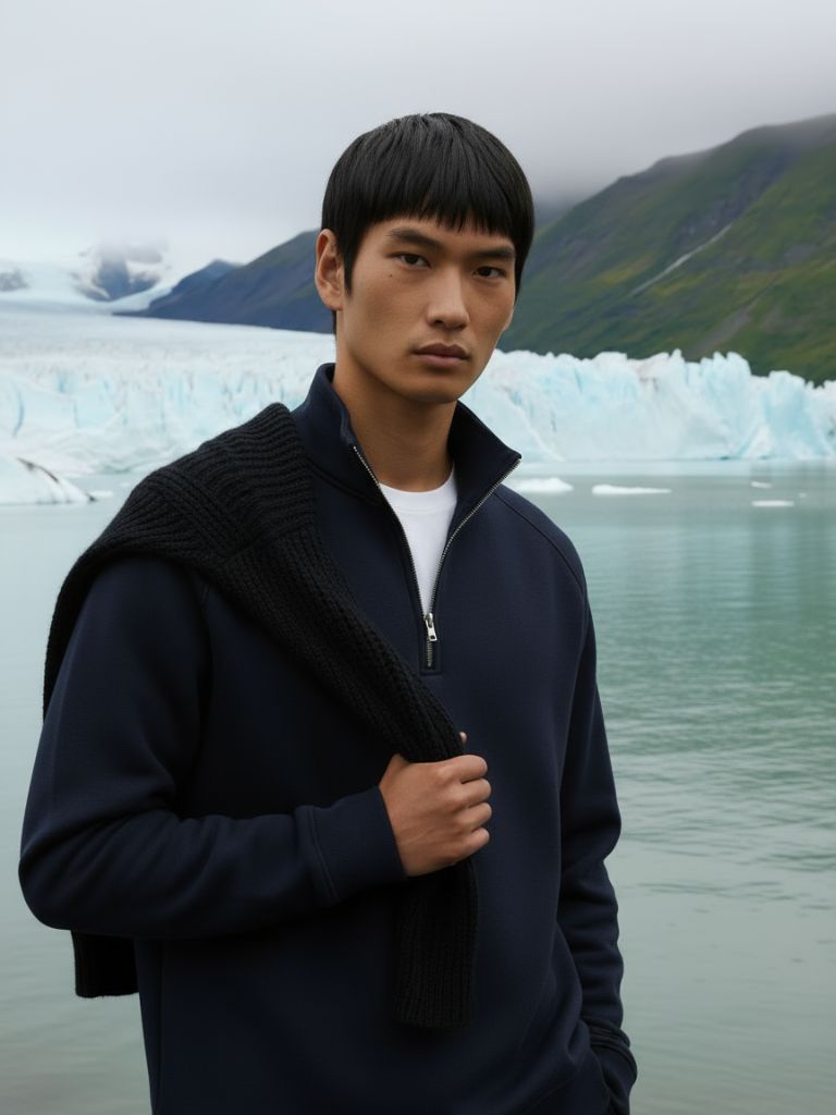 Darkwave Noble Pullover Sweater — North Row | Detail View