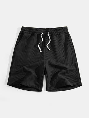 Striped Jacquard Sleeveless Hooded T-Shirt & Shorts — North Row | View 16